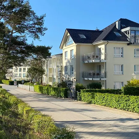 Apartment Strandhaus Aurell, Whg 13 Seitl Meerblick Ostseebad Heringsdorf