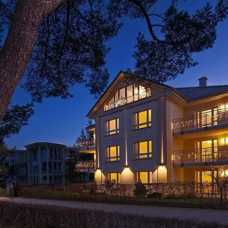 Apartment Strandhaus Aurell, Whg 13 Seitl Meerblick Ostseebad Heringsdorf