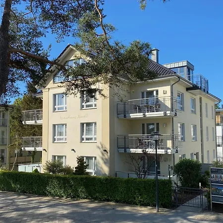 Strandhaus Aurell, Whg 13 Seitl Meerblick Apartment Ostseebad Heringsdorf