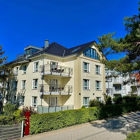 Apartment Strandhaus Aurell, Whg 13 Seitl Meerblick Ostseebad Heringsdorf